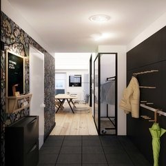 Tiny Apartment In Black And White Charms With Space Saving Design - Karbonix