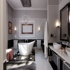 Best Inspirations : Top Luxurious Small Bathroom Designs To Inspire You Black And - Karbonix