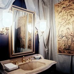 Best Inspirations : Traditional Painting In Natural Bathroom Idea With Unique Vanity - Karbonix