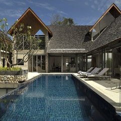 Transparent Glazed Wall Infinity Pool Villa With - Karbonix