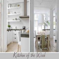 Trendy Kitchen If The Week Scandinavian White Coosyd Interior - Karbonix