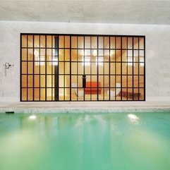 Tribeca Indoor Pool Marble House - Karbonix