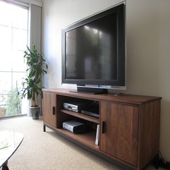 Tv Cabinet Walnut Wood - Karbonix