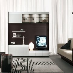 Best Inspirations : Tv Wall Cabinet Picture White Black - Karbonix