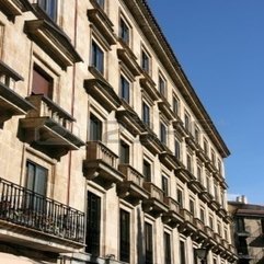 Typical Spanish Residential Architecture Apartment Building - Karbonix