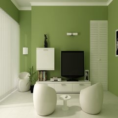 Unique Green Living Room Painting In Modern Style - Karbonix