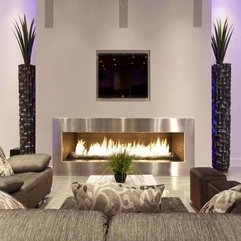 Best Inspirations : Unique Modern Fireplace In Round Circle Shape For Modern Living Room - Karbonix