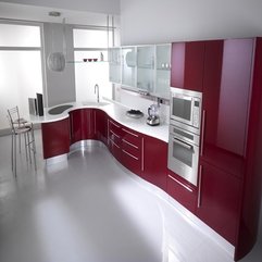 Unique Red Kitchen Modern - Karbonix