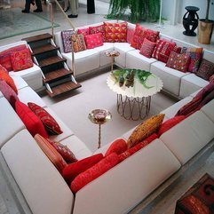 Unique Sofa Pillows Designer Table - Karbonix
