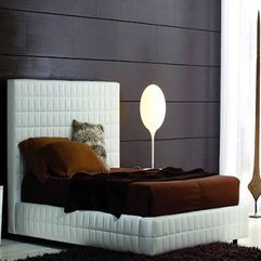 Best Inspirations : Upholstered Bed With Brown Pillow Sheet White Italian - Karbonix