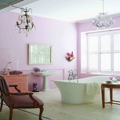Very Romantic Pink Bathroom Design - Karbonix