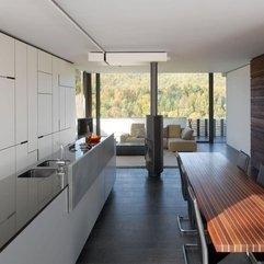 Best Inspirations : View Seen From White Kitchen And Dining Room Living Room - Karbonix