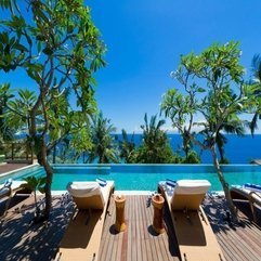 View With Tropical View From Malimbu Beach Swimming Pool - Karbonix