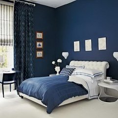 Wall Bedroom Ideas Dark Blue - Karbonix