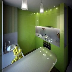 Wall Color Green Kitchen - Karbonix