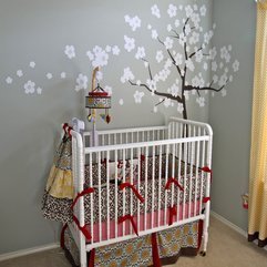 Wall Decor Cute Baby Nursery Design Floral - Karbonix