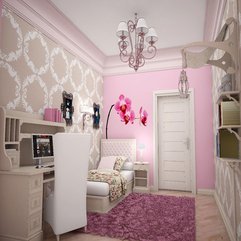 Best Inspirations : Wall Design In Cute Bedroom Ideas For Teenage Girl Pink Flower - Karbonix