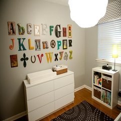 Wall For Bedroom Alphabet On - Karbonix