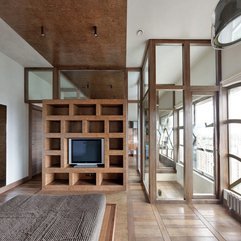 Wall In Wooden Frame Inside The Apartment Glass Ware - Karbonix