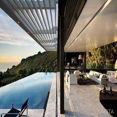Best Inspirations : Wall Separated Infinity Pool Lounge Space Glazed - Karbonix