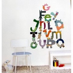 Best Inspirations : Wall With Animal Style Alphabet On - Karbonix