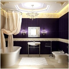 Wall With Artistic Chandellier Wall Lamp Lighting For Romantic Accent Purple Ceramic - Karbonix