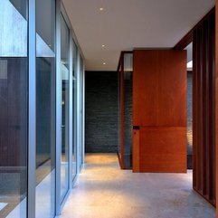Best Inspirations : Wall With Opened Wooden Door Glazed - Karbonix