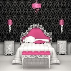 Wallpaper Black Bedroom - Karbonix