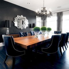 Walls With Black Chairs Brown Table Stunning Black - Karbonix
