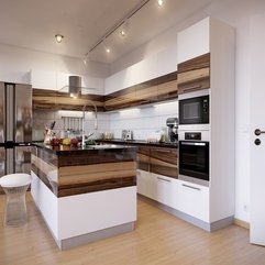Best Inspirations : Walnut Kitchen Cabinets Attractive Design - Karbonix