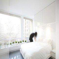 White Apartment Interior Ideas From IM Pei In New York Bedroom - Karbonix
