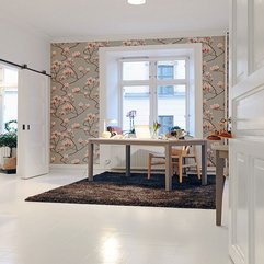 White Apartment Interior Ideas In Sweden Working Desk Viahouse - Karbonix