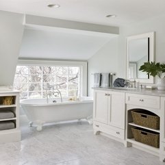 Best Inspirations : White Bathroom Designs Truly Gorgeous - Karbonix