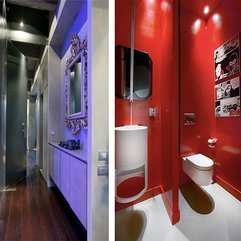 Best Inspirations : White Bathroom Wall Red And - Karbonix