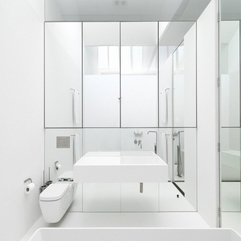 Best Inspirations : White Bathroom With Bathtub Reflection Large Mirror - Karbonix