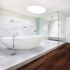 Best Inspirations : White Bathrooms Amazing Minimalist - Karbonix