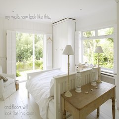 White Beachy Bedroom Design - Karbonix