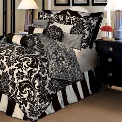 White Bedding Sets Attractive Black - Karbonix