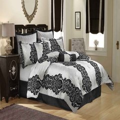 White Bedding Sets Elegant Black - Karbonix