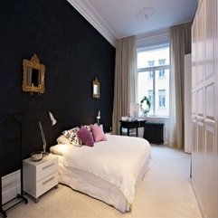 Best Inspirations : White Bedroom With Big Curtacabinet Strong Black - Karbonix