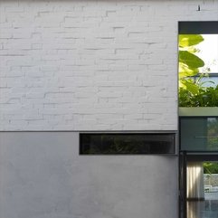 White Brick Wall Design Exposed - Karbonix