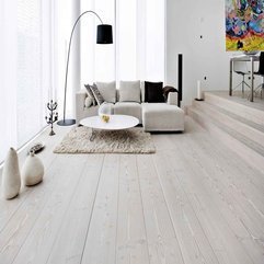 White Floor Living Room Modern Classic - Karbonix