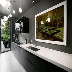 Best Inspirations : White Frame Hanging Black Wall Natural Painting - Karbonix