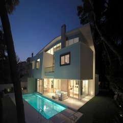 Best Inspirations : White Home Completed With White Lighting Two Level - Karbonix