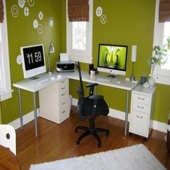 Best Inspirations : White How To Decorate An Office Green - Karbonix