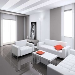 White Interior Living Exotic Modern - Karbonix
