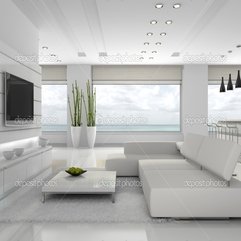 White Interior Of The Modest Apartment - Karbonix