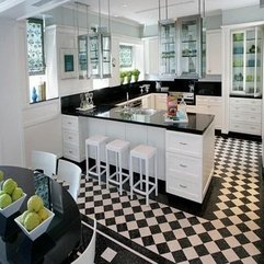 White Kitchen Flooring Awesome Black - Karbonix