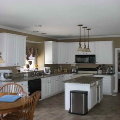 White Kitchen Gallery With Granite Countertop Get Inspiration - Karbonix