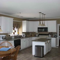 Best Inspirations : White Kitchen Gallery With Granite Countertop Get Inspiration - Karbonix